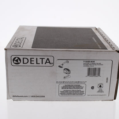 Delta 1-Function Pressure Balanced Tub Shower w/ Slip-On Spout NO Rough-In Valve