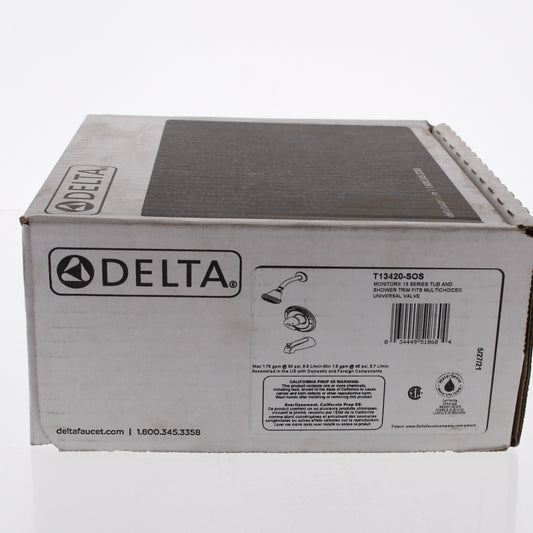 Delta 1-Function Pressure Balanced Tub Shower w/ Slip-On Spout NO Rough-In Valve