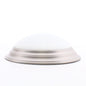 Designers Fountain 1245S-PW Flush Mount Light Fixture Alabaster Pewter 11.5" Dia
