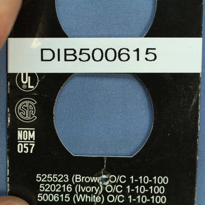 Do It Best White Single Pole Toggle Light Switch w/ Large Pilot Light 500615