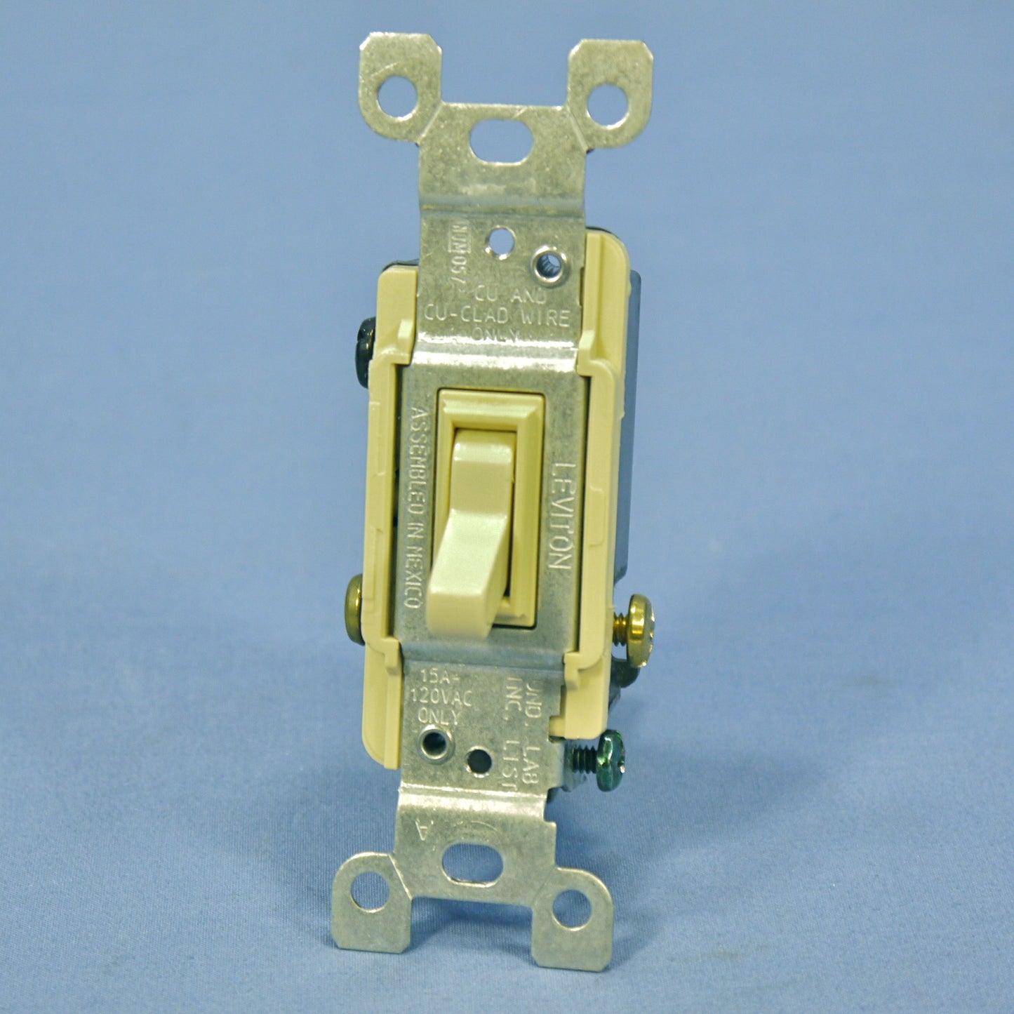 Do It Best  Ivory Framed 3-Way Toggle Wall Light Switch Control 15A 120V 502049