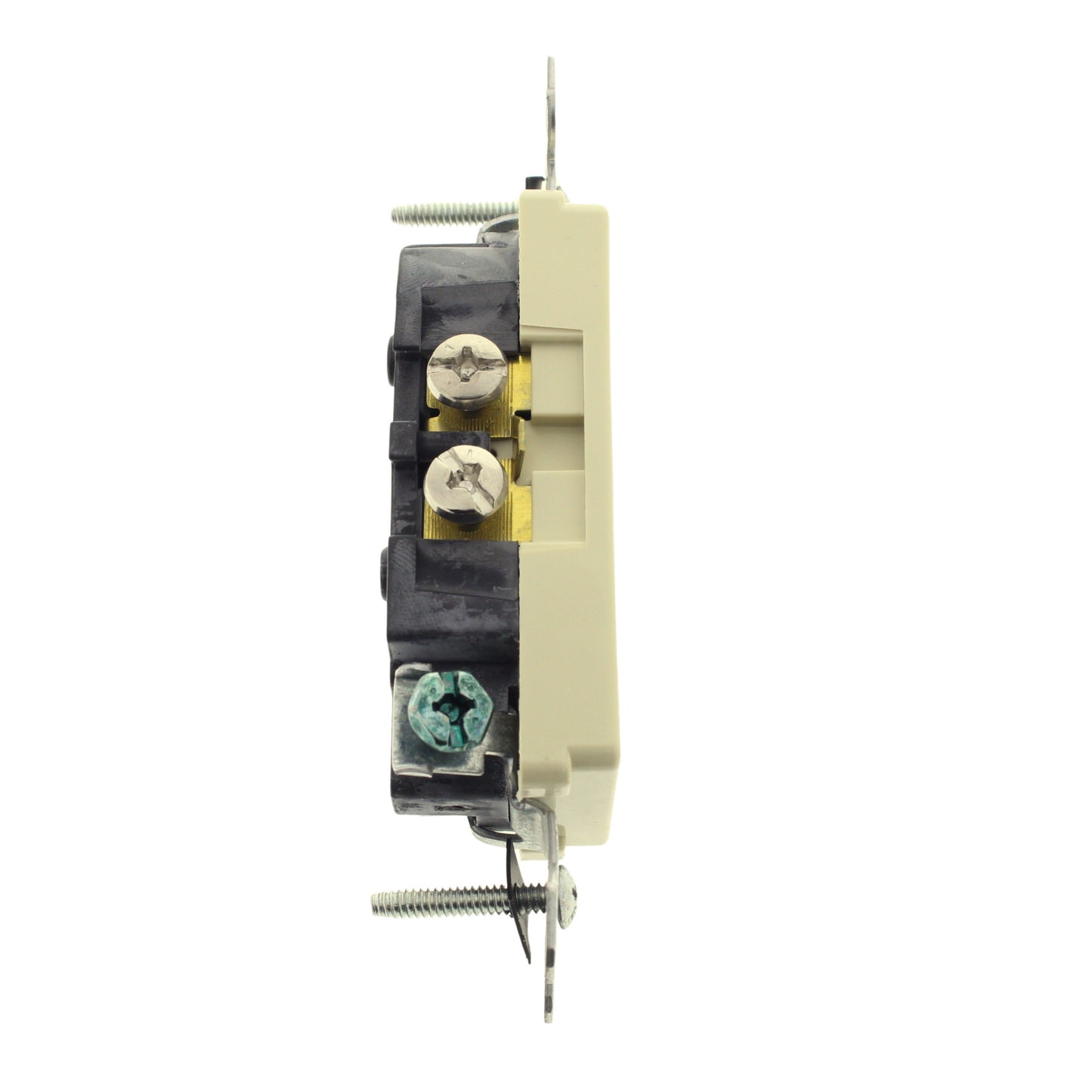 DoItBest by Leviton 5325-I Ivory Residential Decorator 5-15R 15A Receptacle 125V