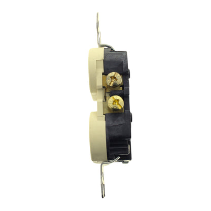 DoItBest by Leviton 5320-I Ivory 15A Decorator Duplex 5-15R Outlet Residential