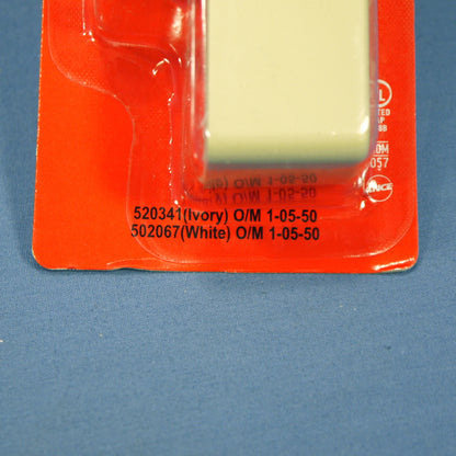 Do It Best Ivory Triple Tap Outlet Adapter Nema 1-15R 15A 125V 520341 Carded