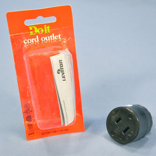 Do It Best Straight Blade Plug Connector Non-Grounding Nema 1-15 15A 125V 521288