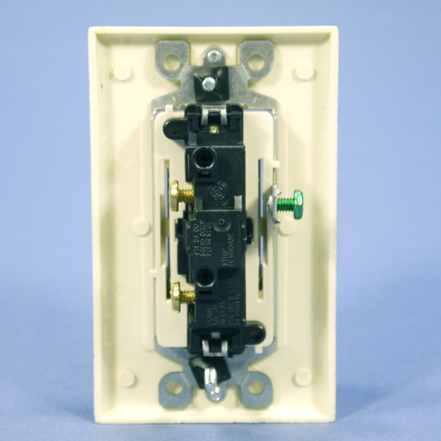 DoItBest 552410 Almond Decorator Rocker Light Switch Single Pole On/Off 15A