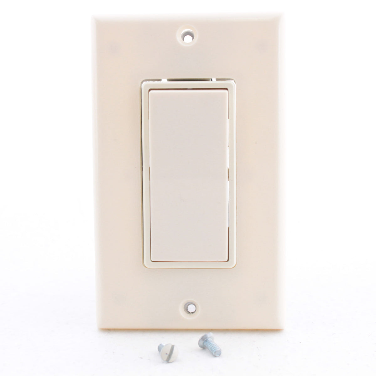 Do It Best 552429 Almond It Best Lighted Single Pole Decorator Rocker Switch