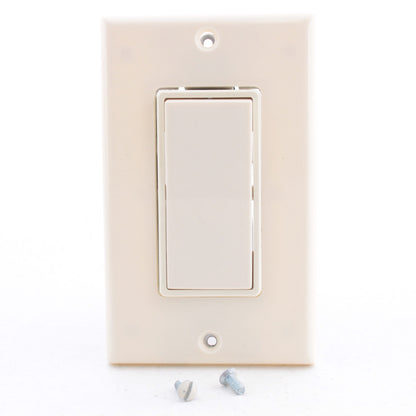 Do It Best 552429 Almond It Best Lighted Single Pole Decorator Rocker Switch