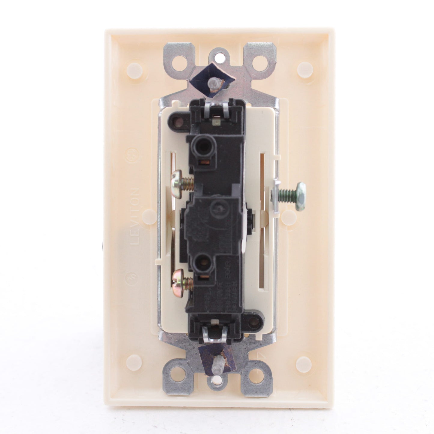 Do It Best 552429 Almond It Best Lighted Single Pole Decorator Rocker Switch