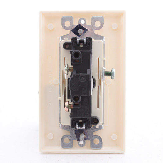 Do It Best 552429 Almond It Best Lighted Single Pole Decorator Rocker Switch