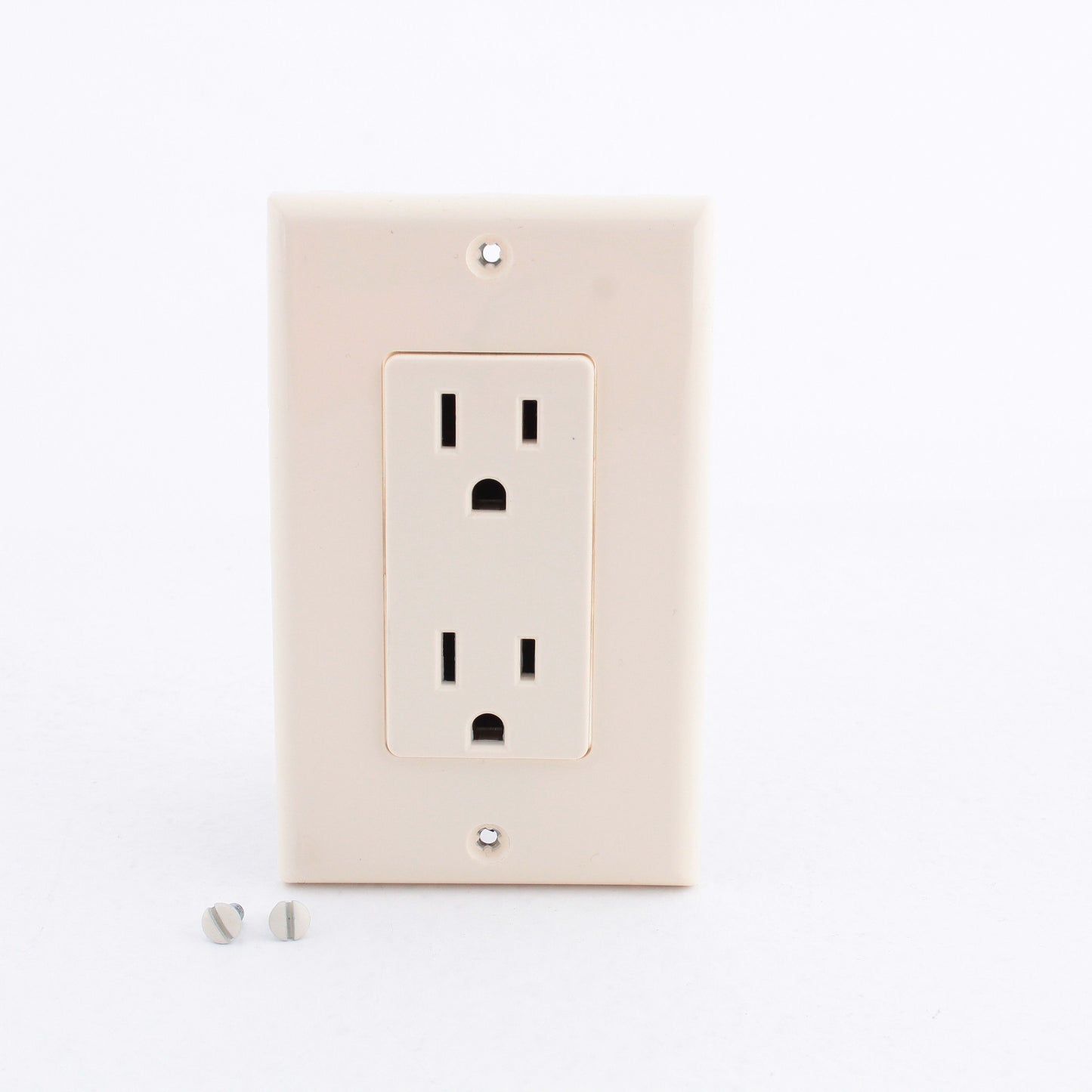 DoitBest by Leviton Almond 5325-A Straight Blade Decorator Outlet 5-15 15A
