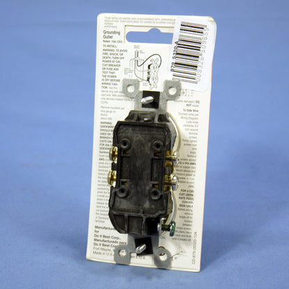 DoItBest by Leviton 5320-A Almond Residential Duplex 5-15R 15A Receptacle Outlet