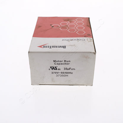 Diversitech 37350H Motor Run Capacitor Oval 35uf 370v