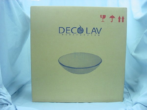 Decolav 17" Artistic Non-Tempered Glass Vanity Vessel Sink Bowl