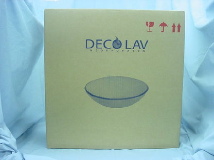 Decolav 17" Artistic Non-Tempered Glass Vanity Vessel Sink Bowl
