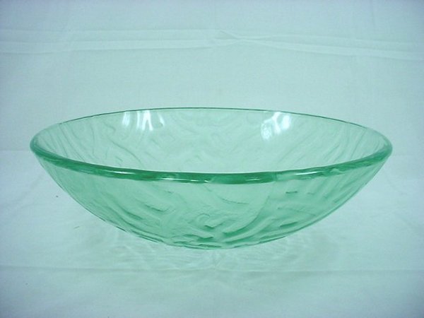 Decolav 17" Artistic Non-Tempered Glass Vanity Vessel Sink Bowl