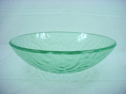 Decolav 17" Artistic Non-Tempered Glass Vanity Vessel Sink Bowl