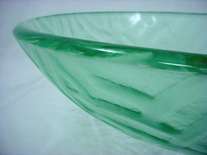 Decolav 17" Artistic Non-Tempered Glass Vanity Vessel Sink Bowl