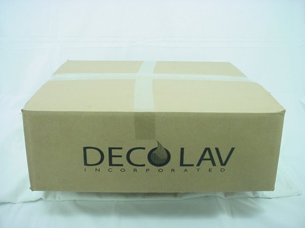 Decolav 2240-1B-SF Seafoam Glass Bathroom Lavatory Vanity Stainless Steel Sink