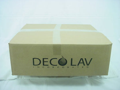 Decolav 2240-1B-SF Seafoam Glass Bathroom Lavatory Vanity Stainless Steel Sink