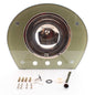 Decolav White Triangle Stainless Pedestal 3101T-P-WH