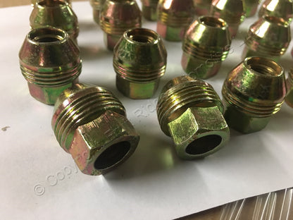 Dorman 611-178 Gold Zinc Acorn Hex Lug Nut 13/16" 1/2"-20 Dual Thread 20pcs