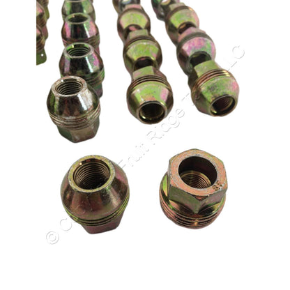 Dorman 611-178 Gold Zinc Acorn External Lug Nut 13/16 1/2"-20 Dual Thread 32pcs