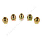 Dorman 611-178 Gold Acorn External Lug Nuts 13/16" 1/2"-20 Dual Thread Open 5pcs