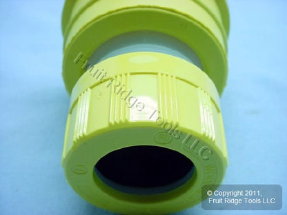 Daniel Woodhead 28W47 Yellow Watertite Turn Lock Plug L5-30P 30A 125V 1301470072