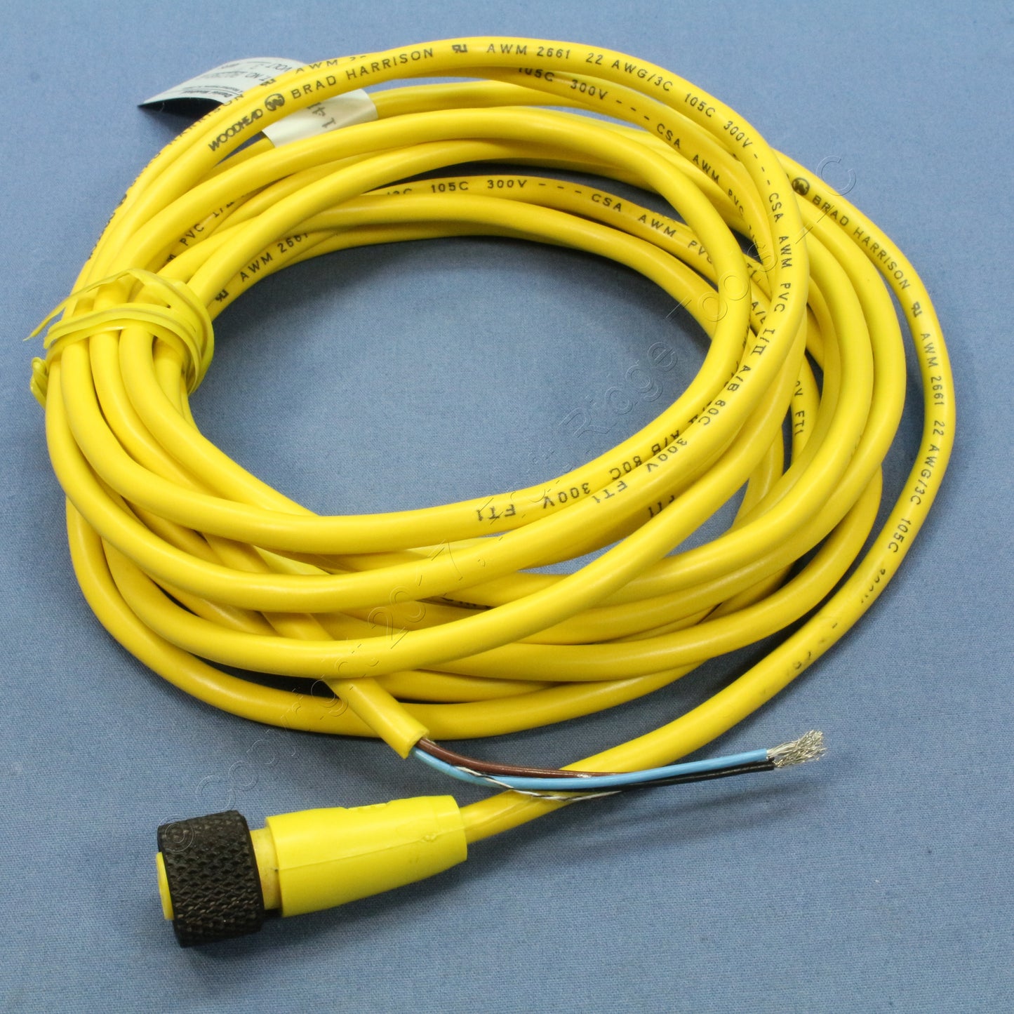 Woodhead 80258-A Cordset Cable 4 Pin 300V-AC