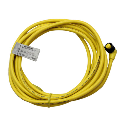 Daniel Woodhead 80298 Yellow Quick Disconnect Cord Pigtail 3A 300V