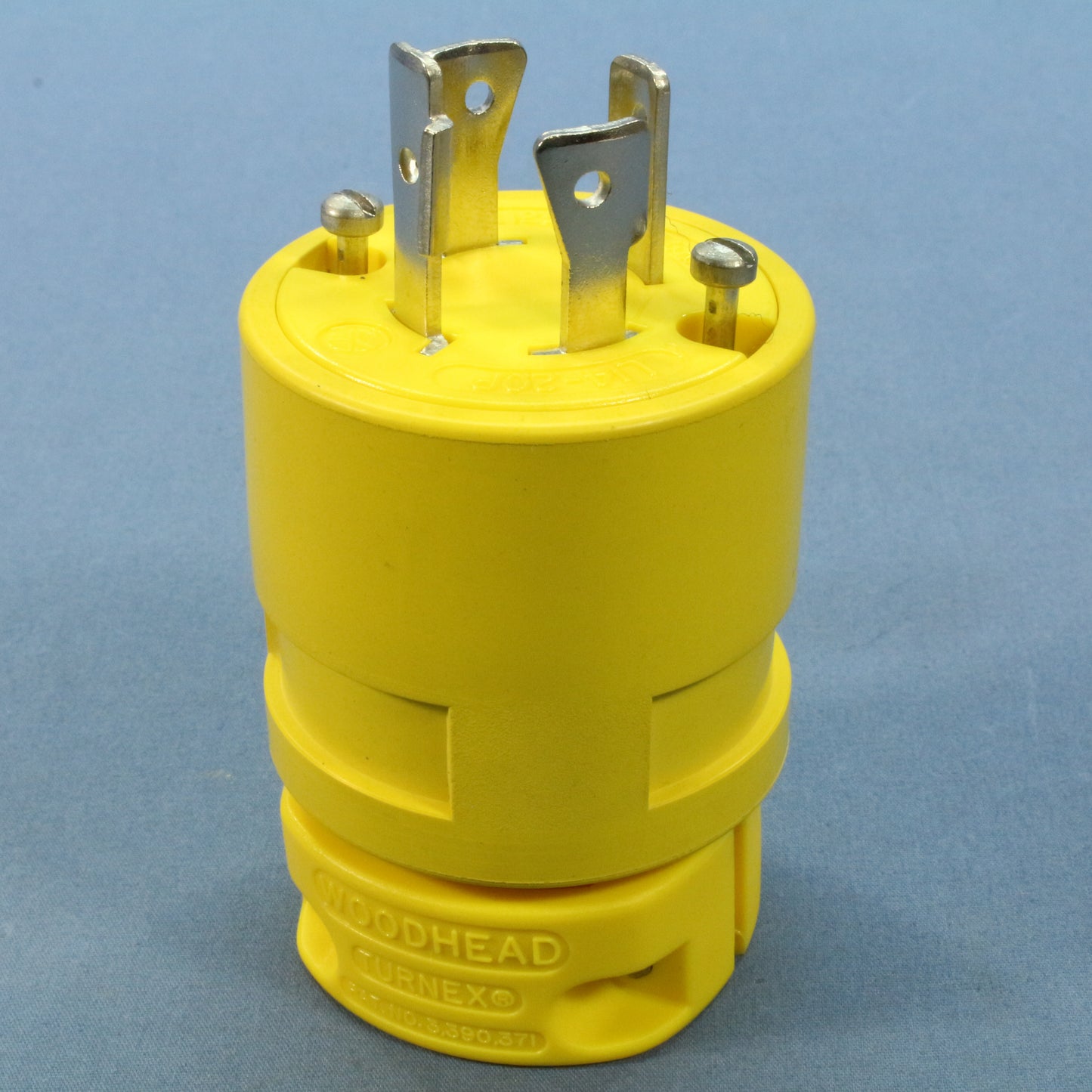 Daniel Woodhead 891L Yellow Nylon Twist-Lock Male Plug L14-20P 3P4W 20A 125/250V