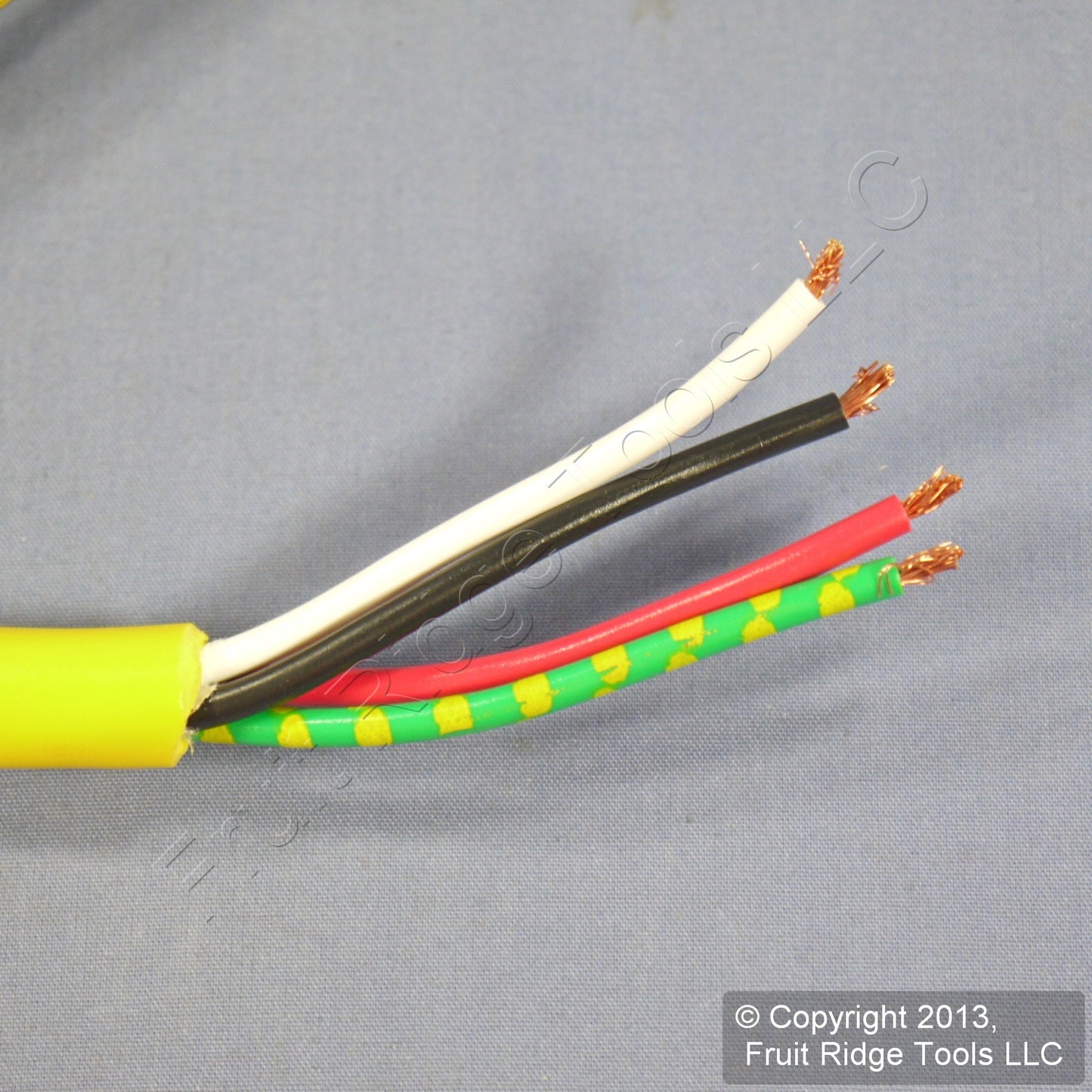Woodhead 3' 90� Quick Disconnect Male Pigtail 16/4 AWG PVC Cord 104003A01F0301