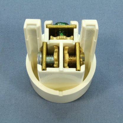 Daniel Woodhead 5269-RB Rubberized Nylon Yellow Plug Connector 5-15R 15A 125V