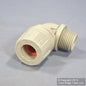 Woodhead Grey 90� Male Locknut Strain Relief Grip .5" NPT Thread .437-.500" 5531