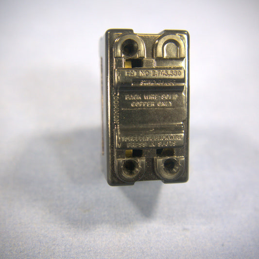 Eagle Brown Single Pole Toggle Switch for Despard Switch Plate 15A 120V 1101B