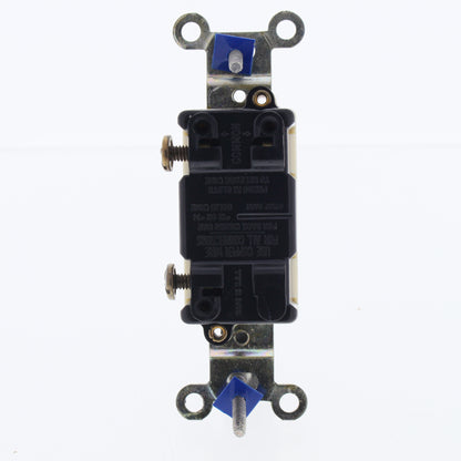 Eagle Ivory Heavy Duty Toggle Light Switch 20A 120V Single Pole 1238-2V