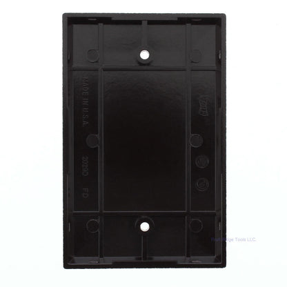 Eagle 2029B Brown 1-Gang Blank Plastic Mid-Size Wallplate Cover Plate Box Mount