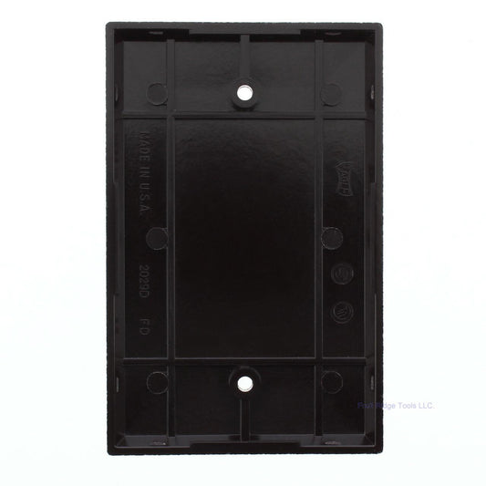 Eagle 2029B Brown 1-Gang Blank Plastic Mid-Size Wallplate Cover Plate Box Mount