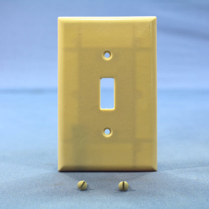 Eagle 2034V Ivory 1-Gang Toggle Switch Thermoset Wallplates Mid-Size Cover 25pcs