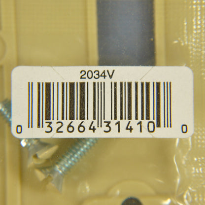 Eagle 2034V Ivory 1-Gang Toggle Switch Plastic Mid-Size Wallplate Covers 5-pack