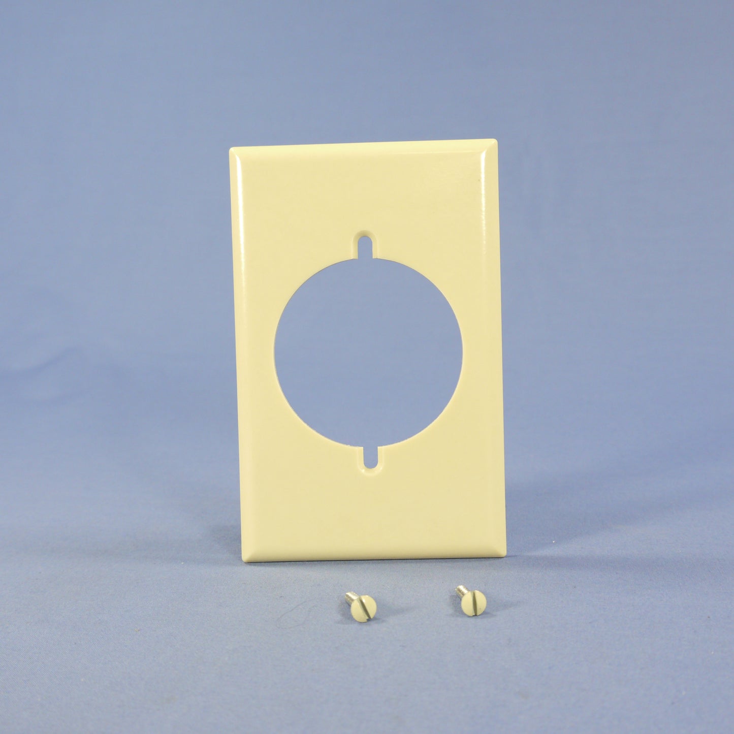 Eagle 2068V Ivory 1-Gang 2.15" Power Outlet Plastic Standard Wallplate Cover
