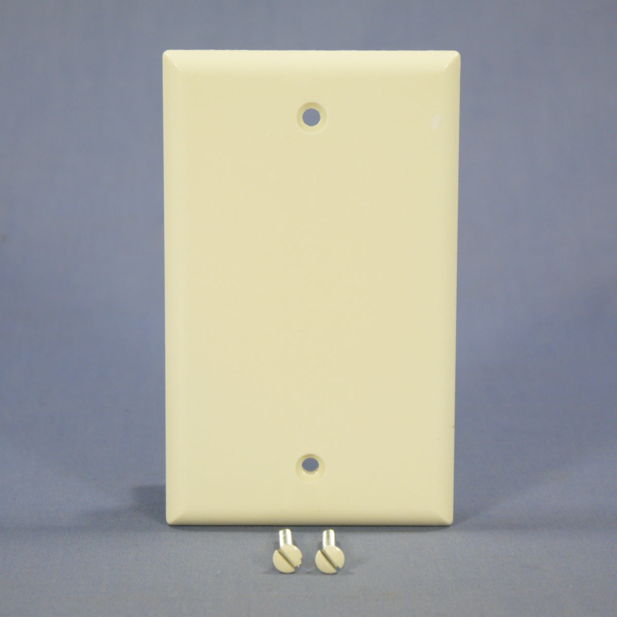 Eagle 2129A Almond 1-Gang Standard Blank Thermoset Wallplate Box Mount Cover