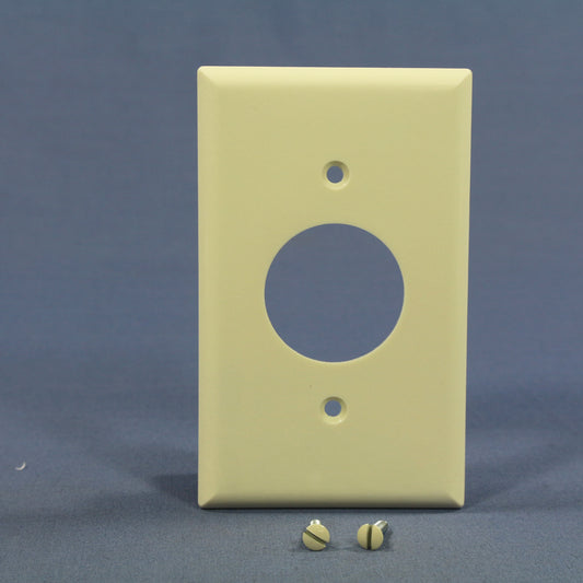 Eagle 2131A Almond 1-Gang 1.406" Single Outlet Receptacle Thermoset Wallplate
