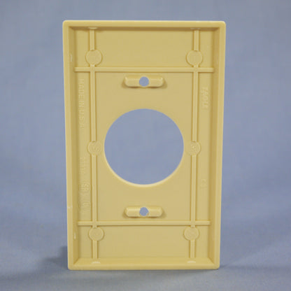 Eagle 2131V Ivory 1-Gang 1.406 Receptacle Single Outlet Standard Thermoset Cover