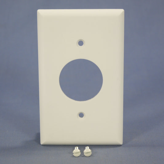 Eagle 2131W White 1-Gang 1.406 Receptacle Single Outlet Standard Thermoset Cover
