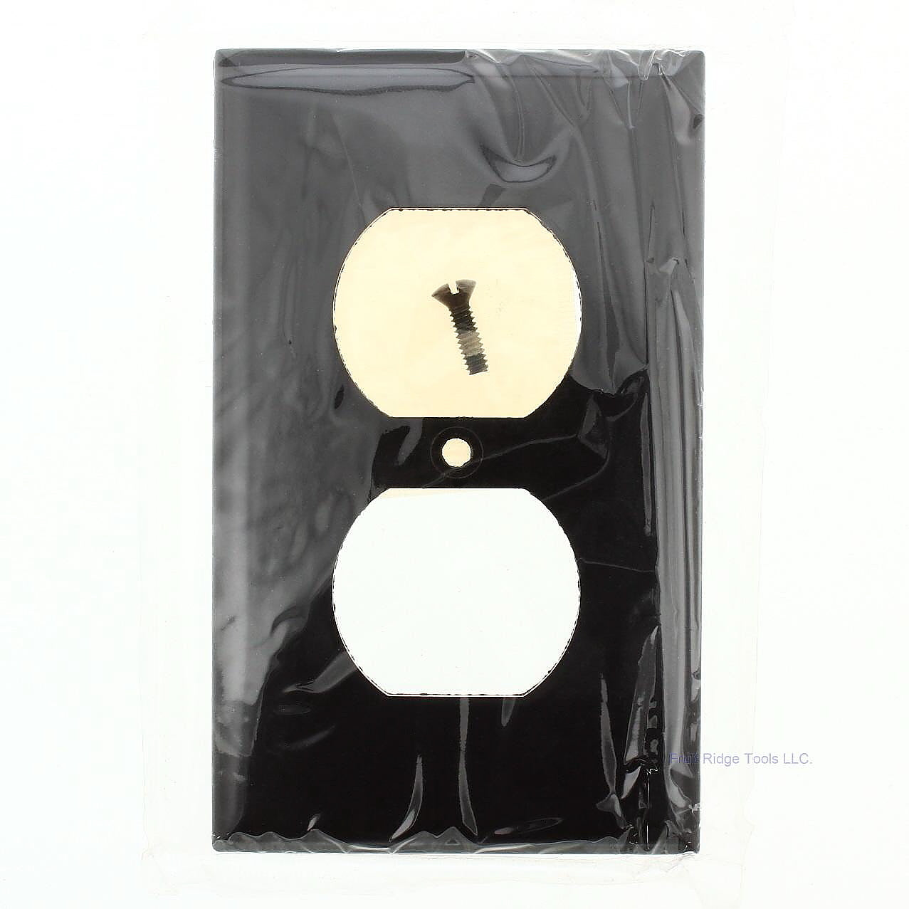 Eagle 2132B Brown 1-Gang Duplex Outlet Plastic Standard Wallplate Cover Plate