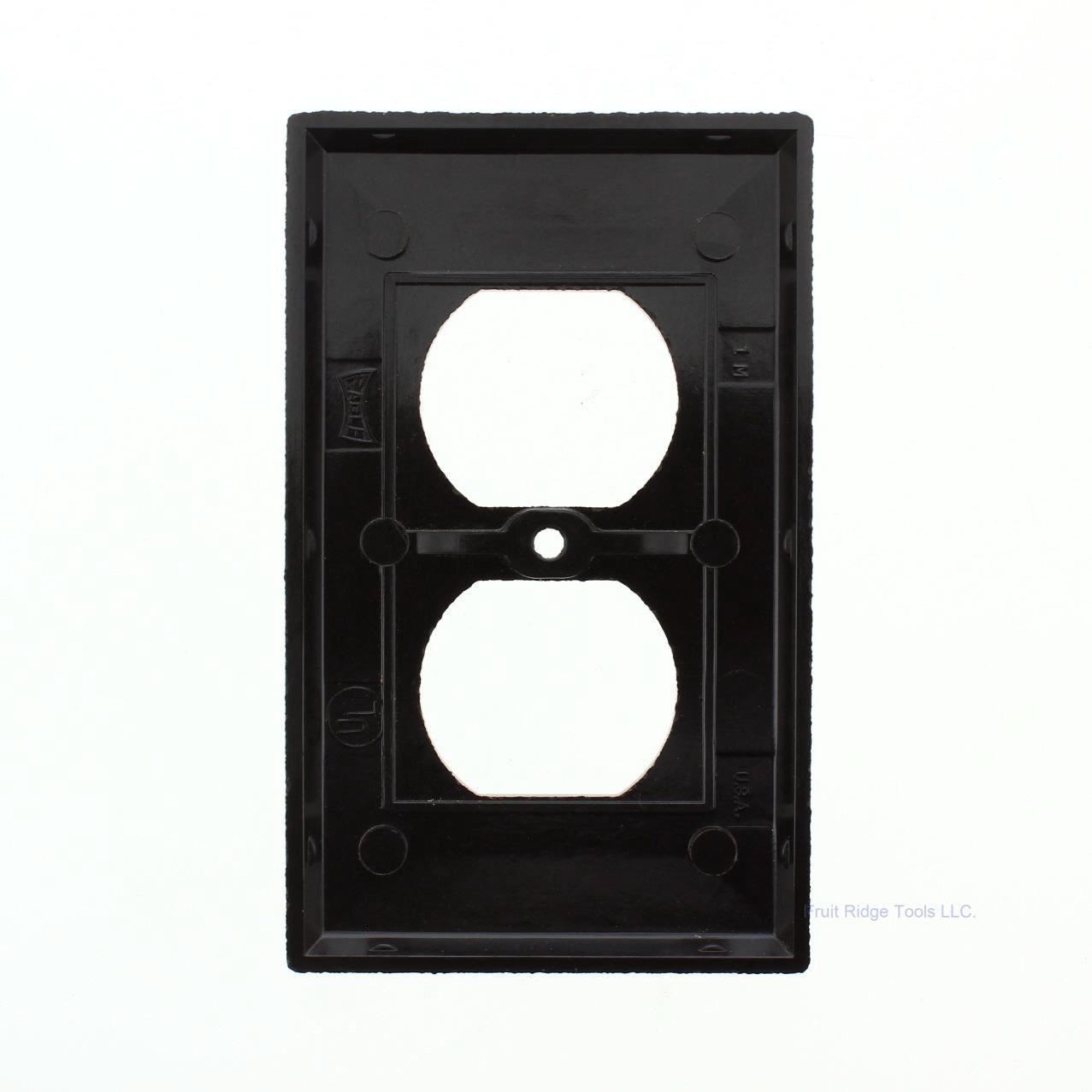 Eagle 2132B Brown 1-Gang Duplex Outlet Plastic Standard Wallplate Cover Plate