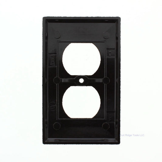 Eagle 2132B Brown 1-Gang Duplex Outlet Plastic Standard Wallplate Cover Plate