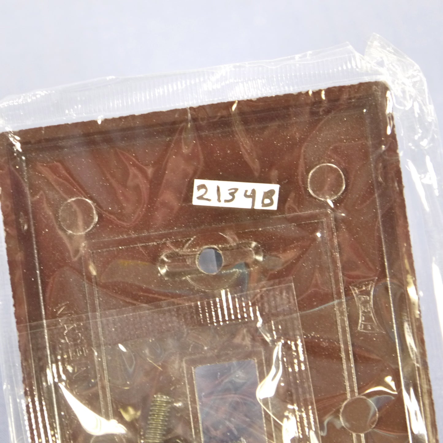 Eagle 2134B Brown 1-Gang Toggle Switch Plastic Standard Wallplate Cover Plate